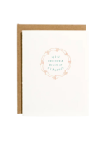 shorthand press Congratulations Card - Round Of Applause