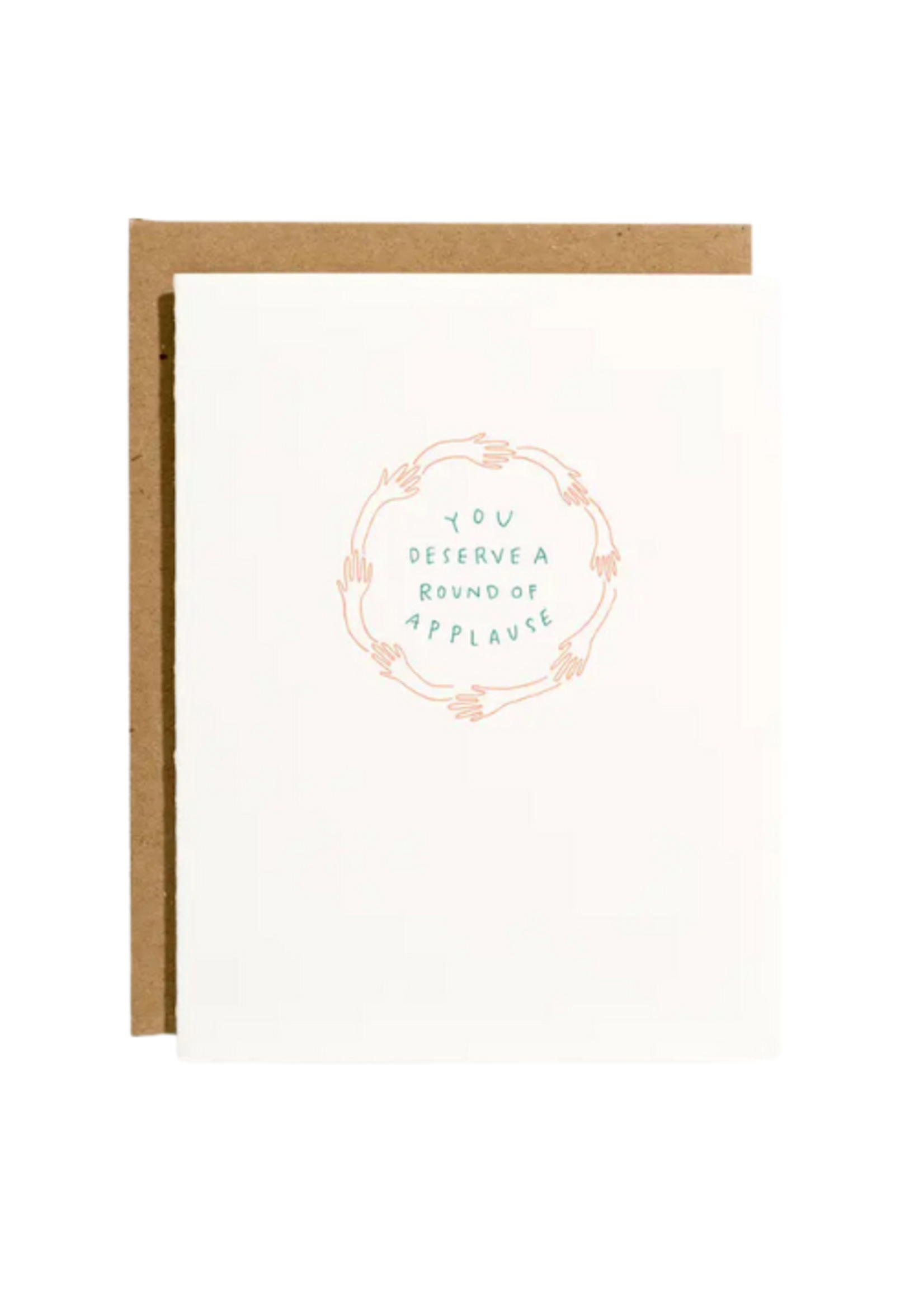 shorthand press Congratulations Card - Round Of Applause