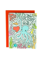 Turtle's Soup Love Card - Octopi My Heart