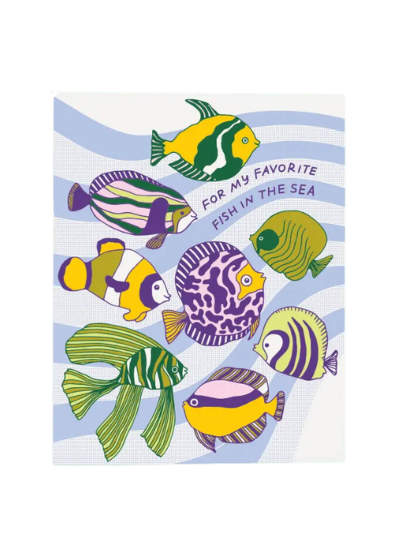 The Good Twin Love Card - Fish In The Sea