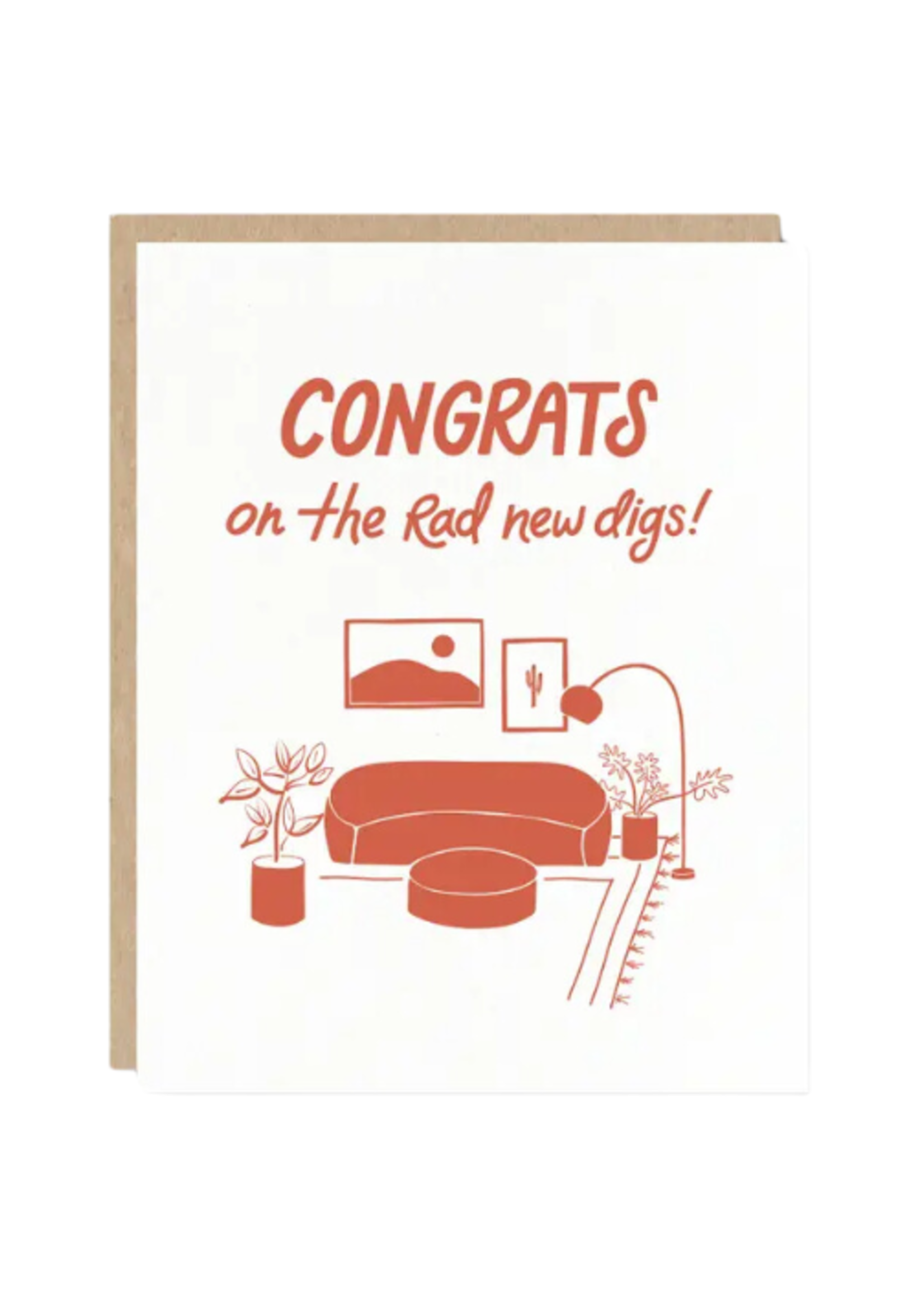 odd daughter paper co. New Home Card - Rad New Digs
