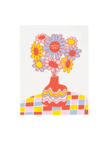 The Good Twin Thank You Card - Flower Vase