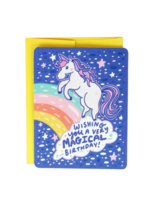Turtle's Soup Birthday Card - Magical Unicorn