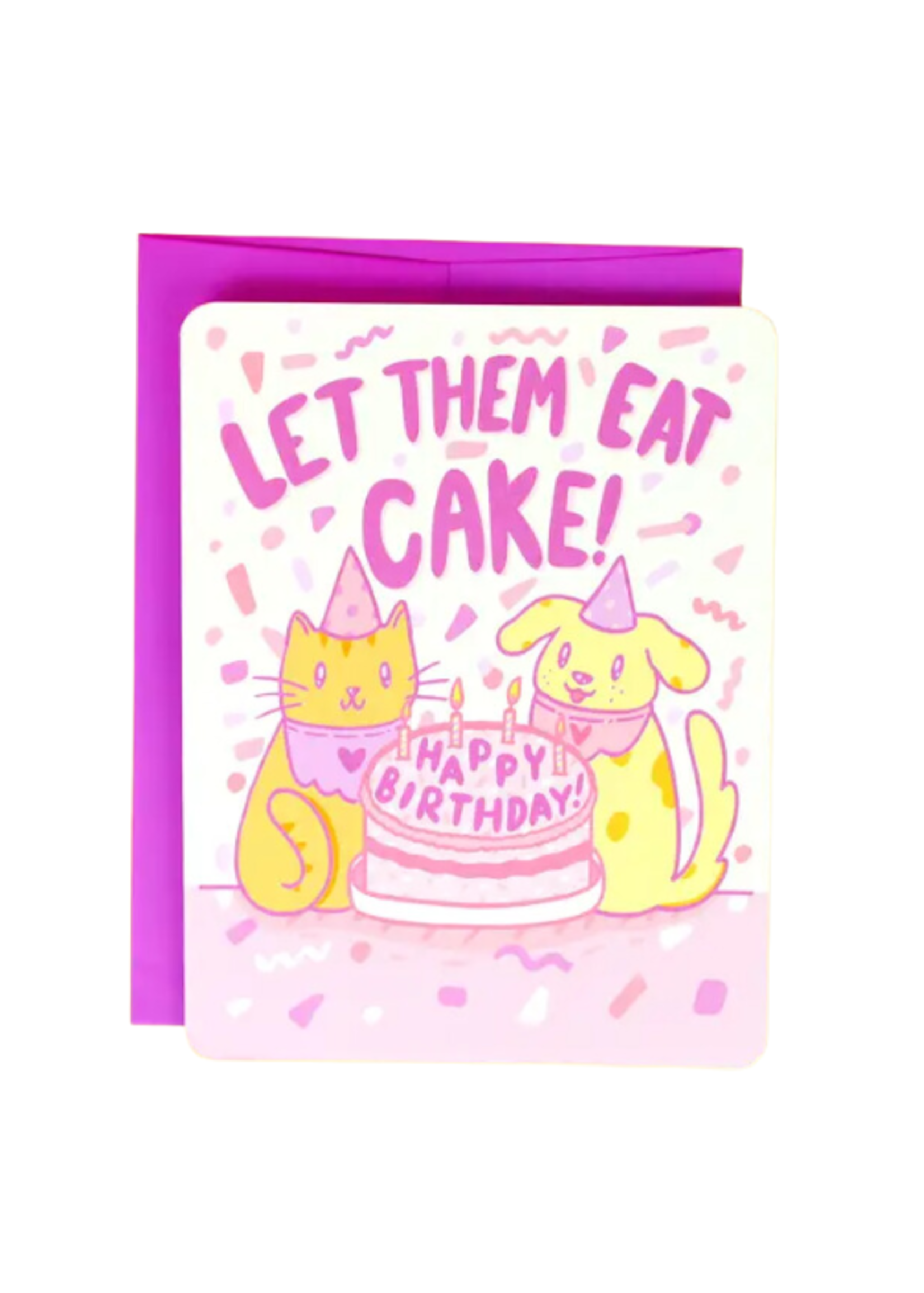 Turtle's Soup Birthday Card - Let Them Eat Cake