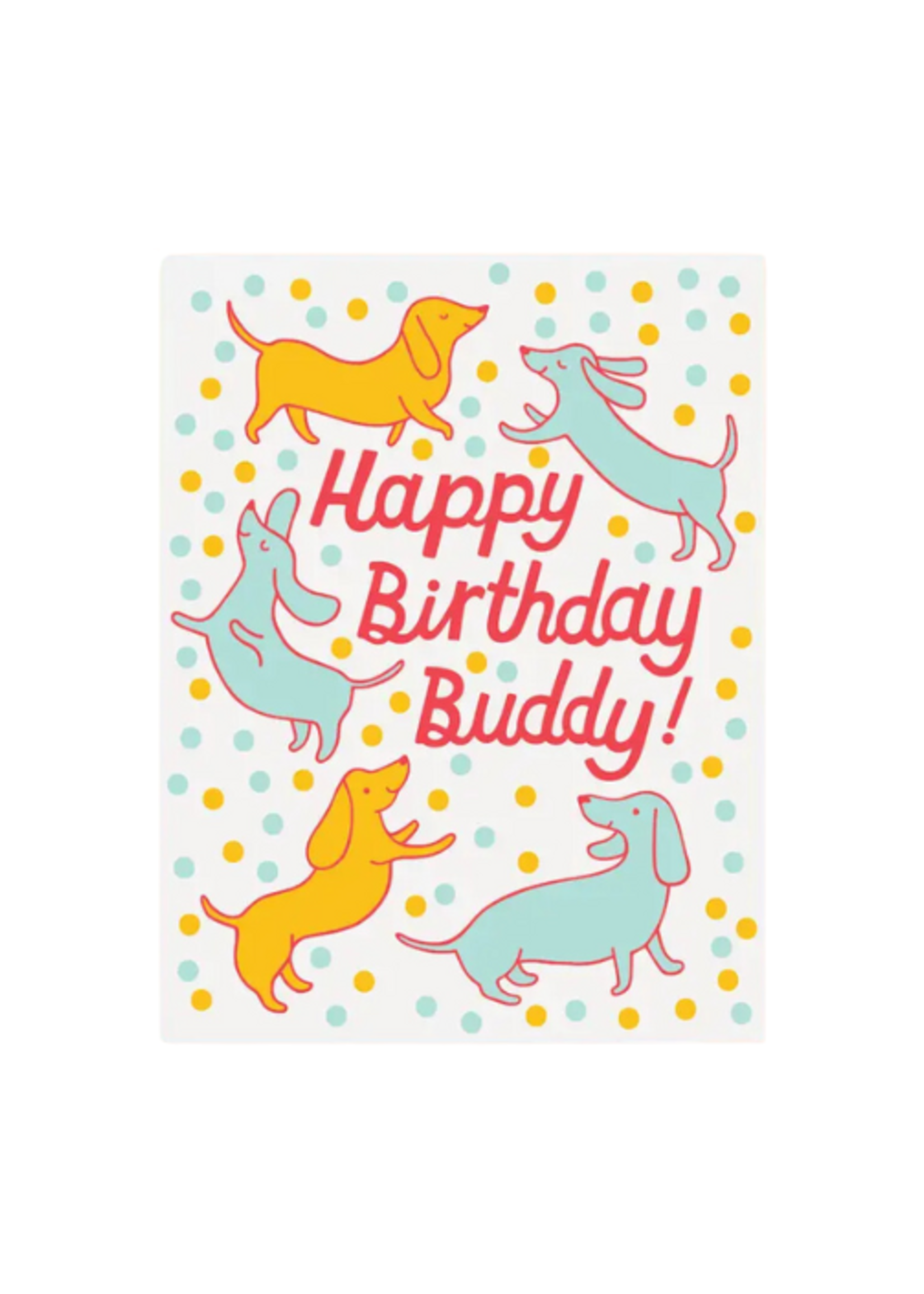 The Good Twin Birthday Card - Doxie