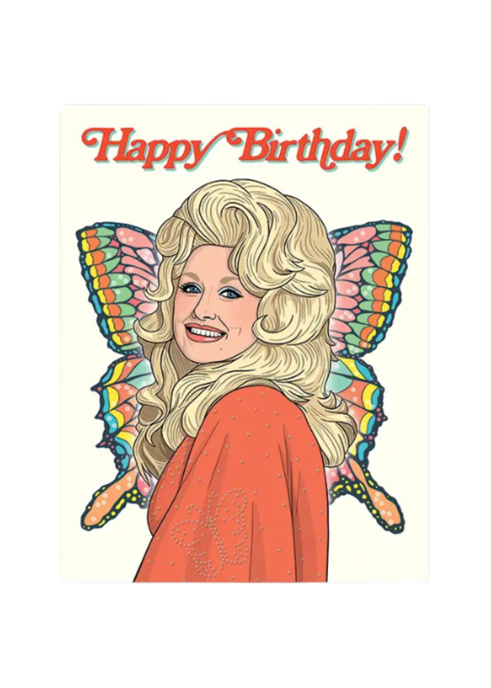 The Found Birthday Card - Dolly Butterfly