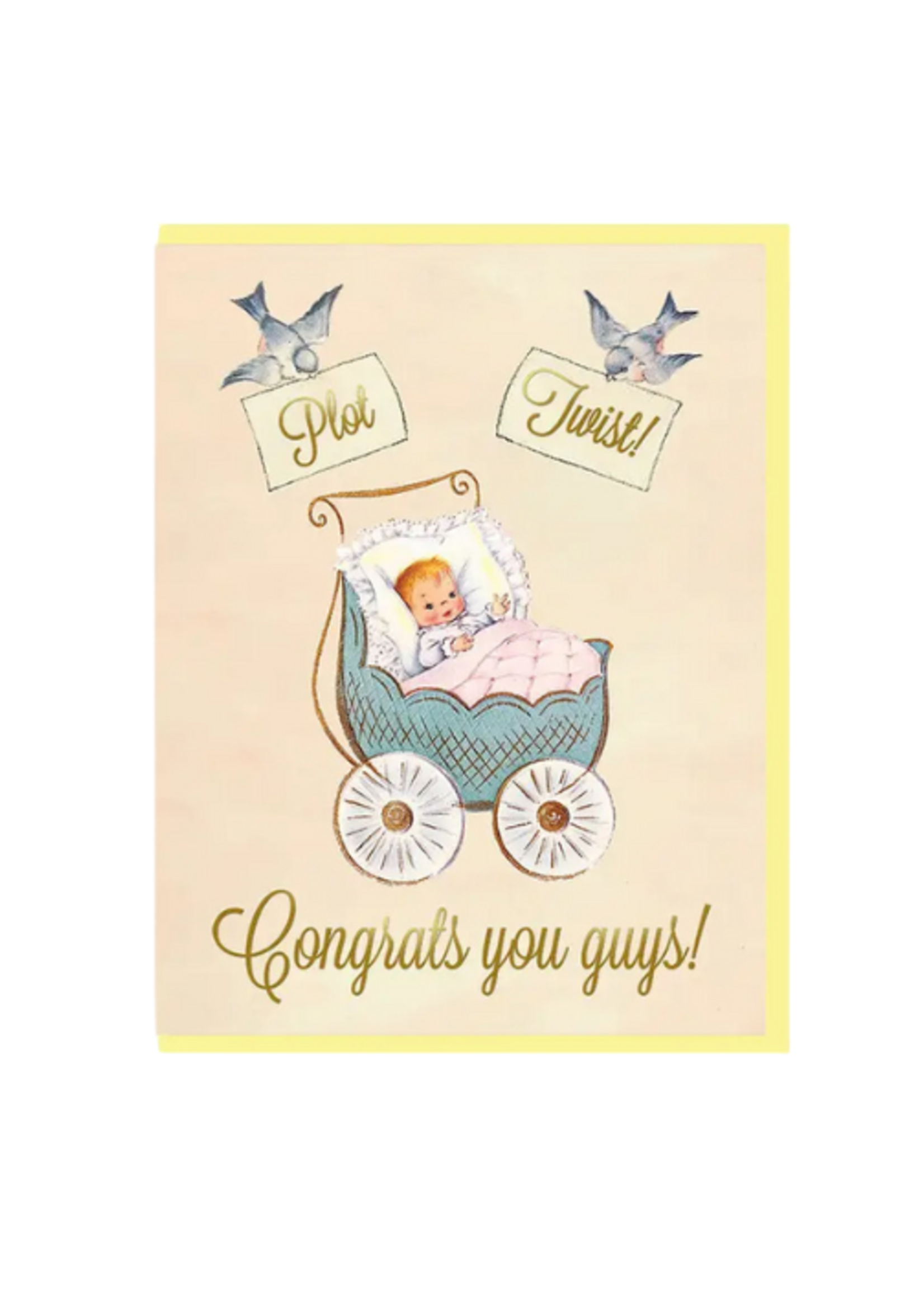 Smitten Kitten Baby Card - Plot Twist!