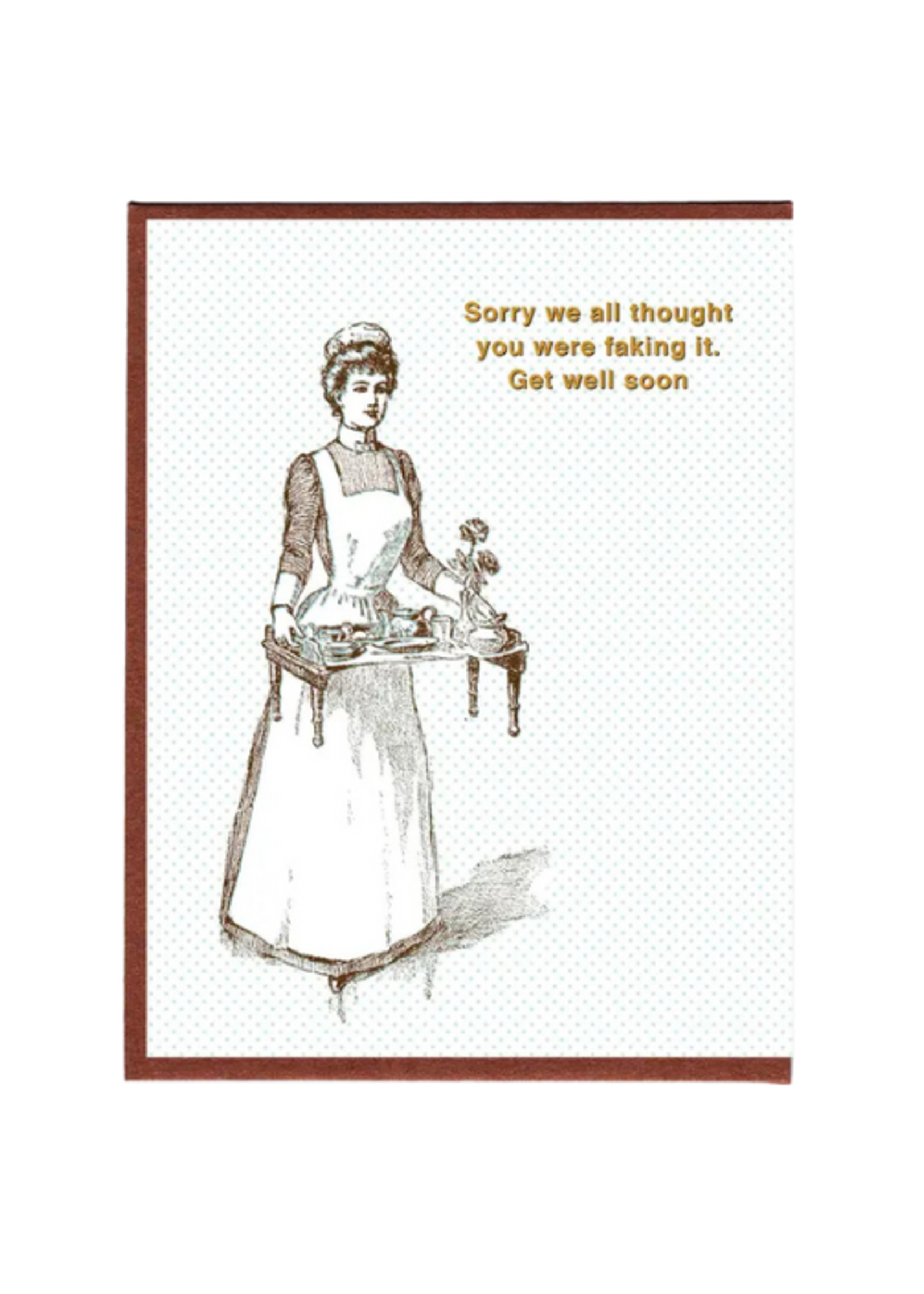 Smitten Kitten Get Well Soon Card - Faking It