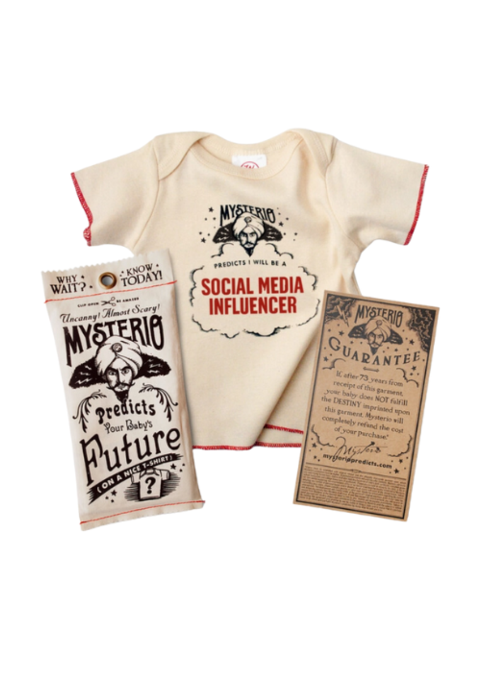 Wry Baby Mysterio Predicts