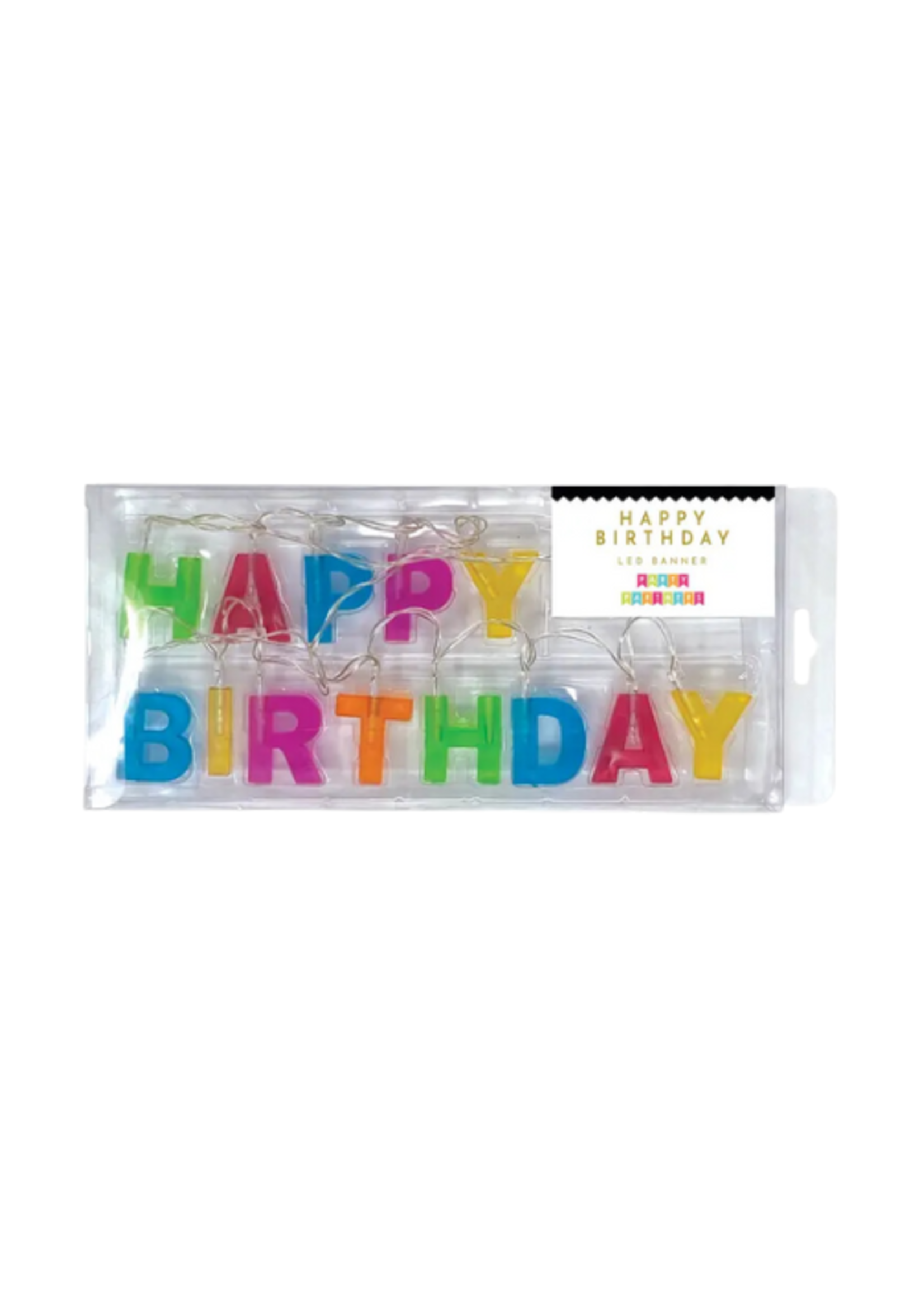 Party Partners Banner - Happy Birthday LED
