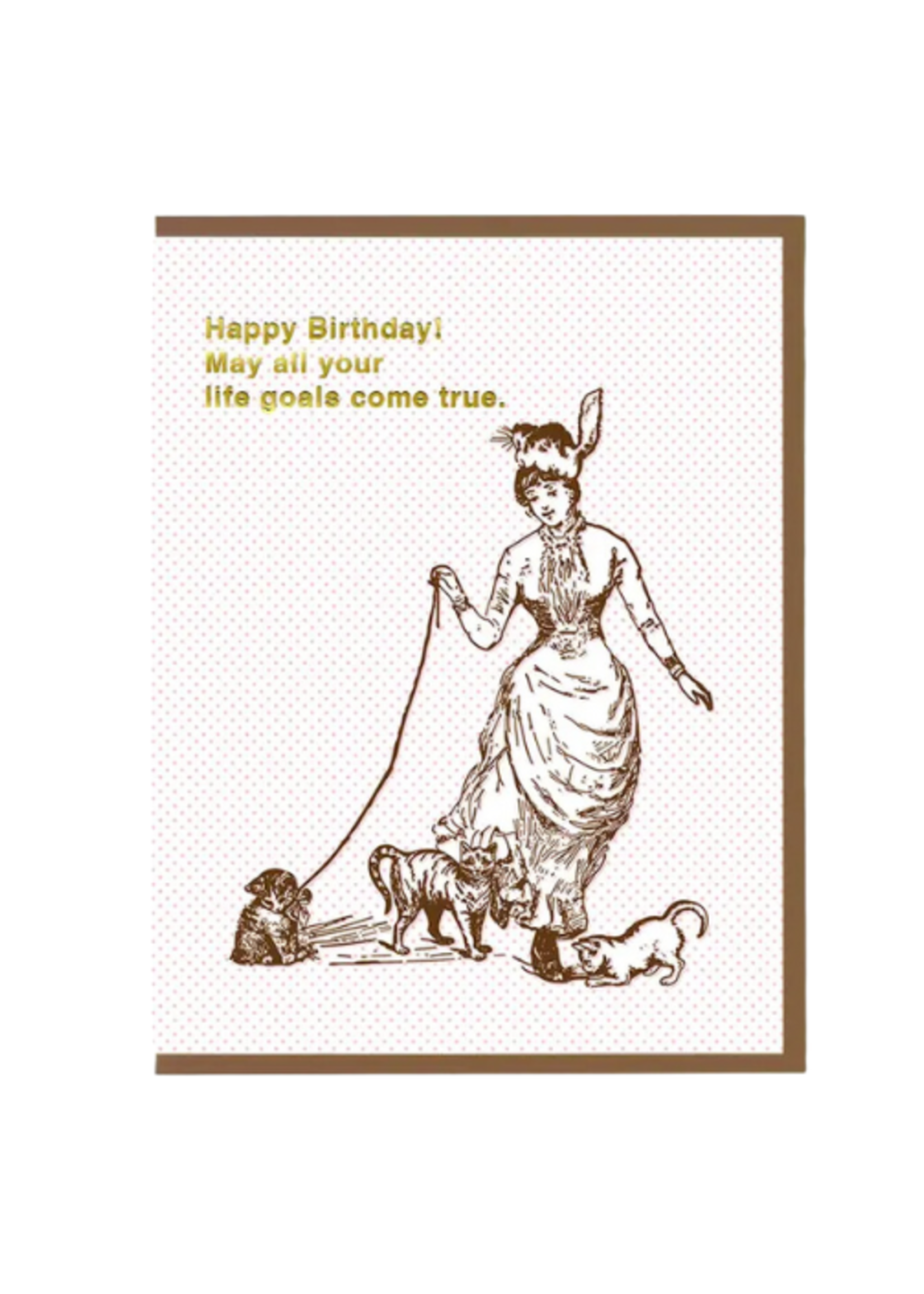 Smitten Kitten Birthday Card - Birthday Goals
