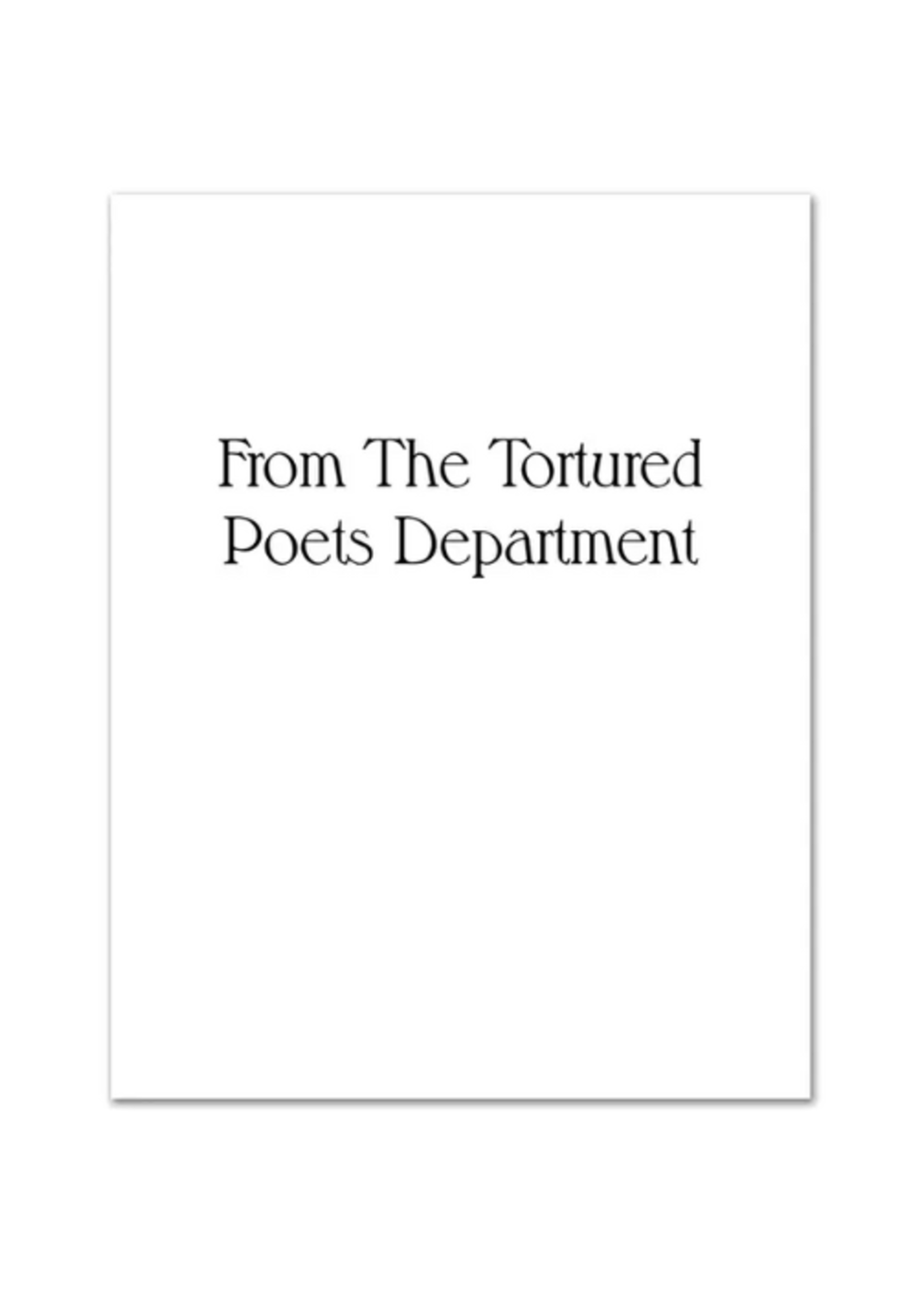 The Found Birthday Card - Tortured Poets Taylor