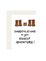 Slightly Stationery Baby Card - Biggest Adventure