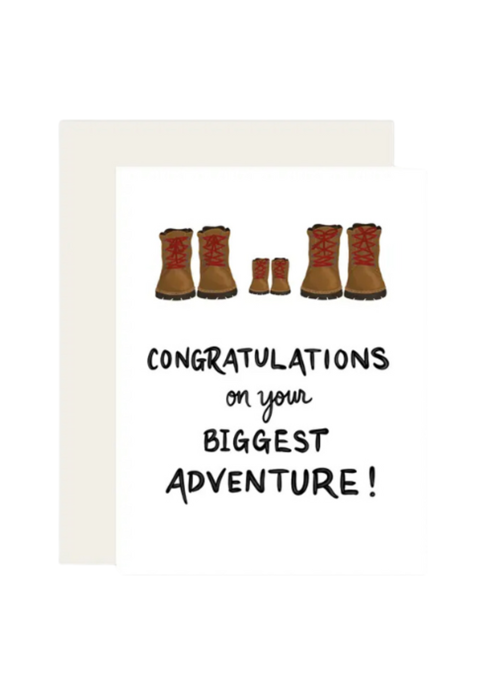 Slightly Stationery Baby Card - Biggest Adventure