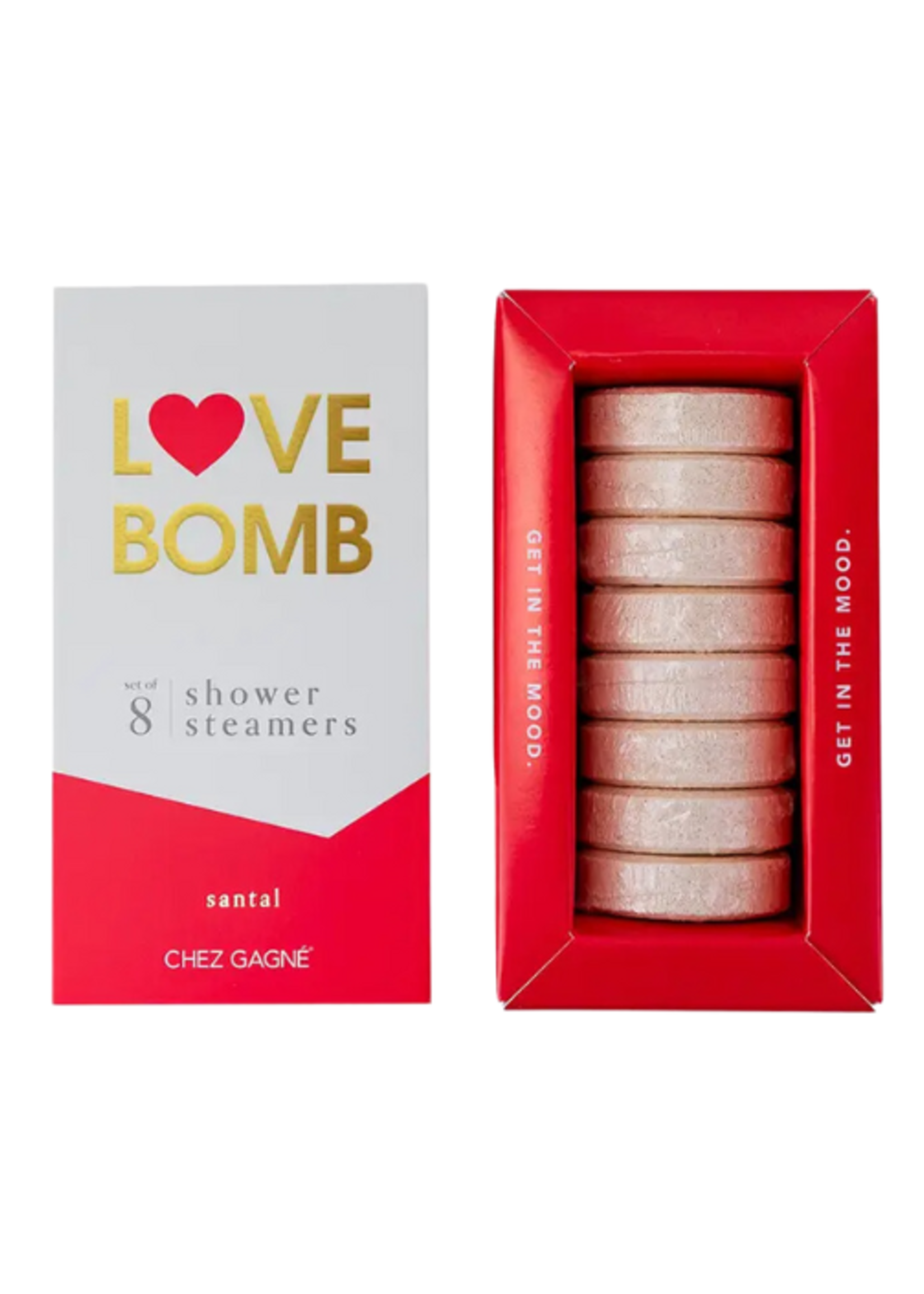 Chez Gagné Love Bomb Shower Steamer