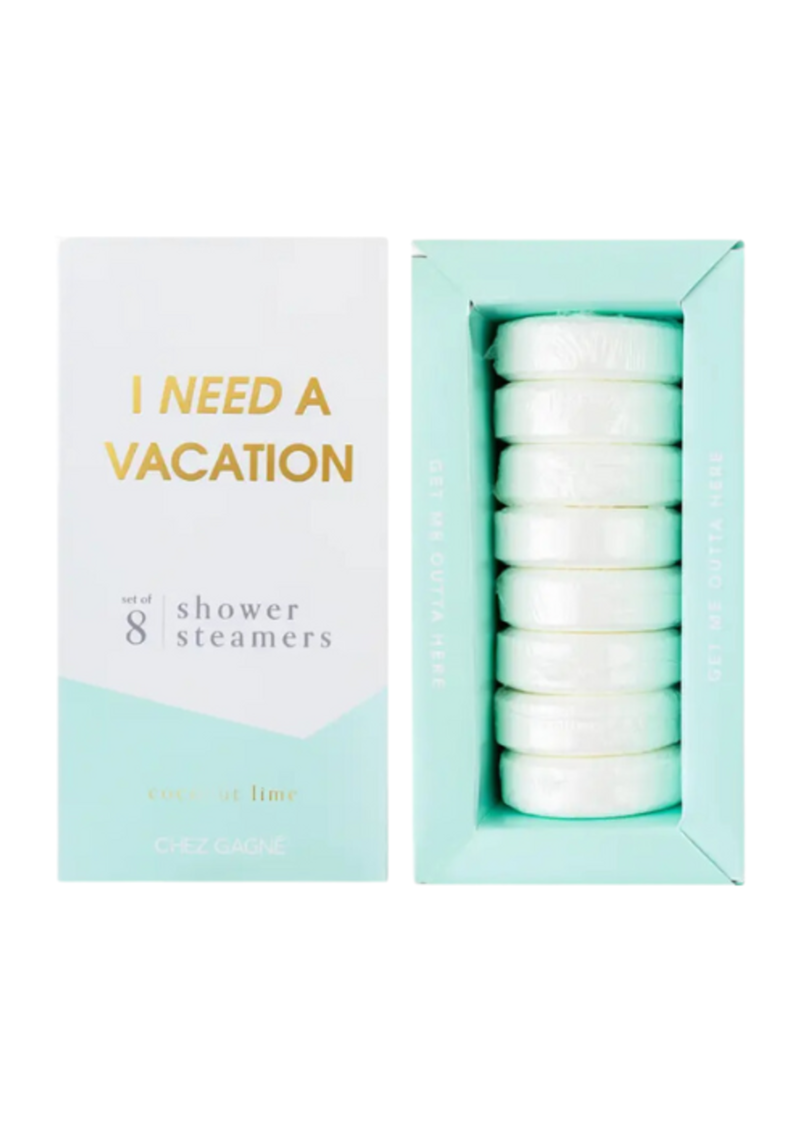 Chez Gagné I Need A Vacation Shower Steamers