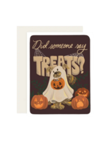 Slightly Stationery Halloween Card - Somebody Say Treats