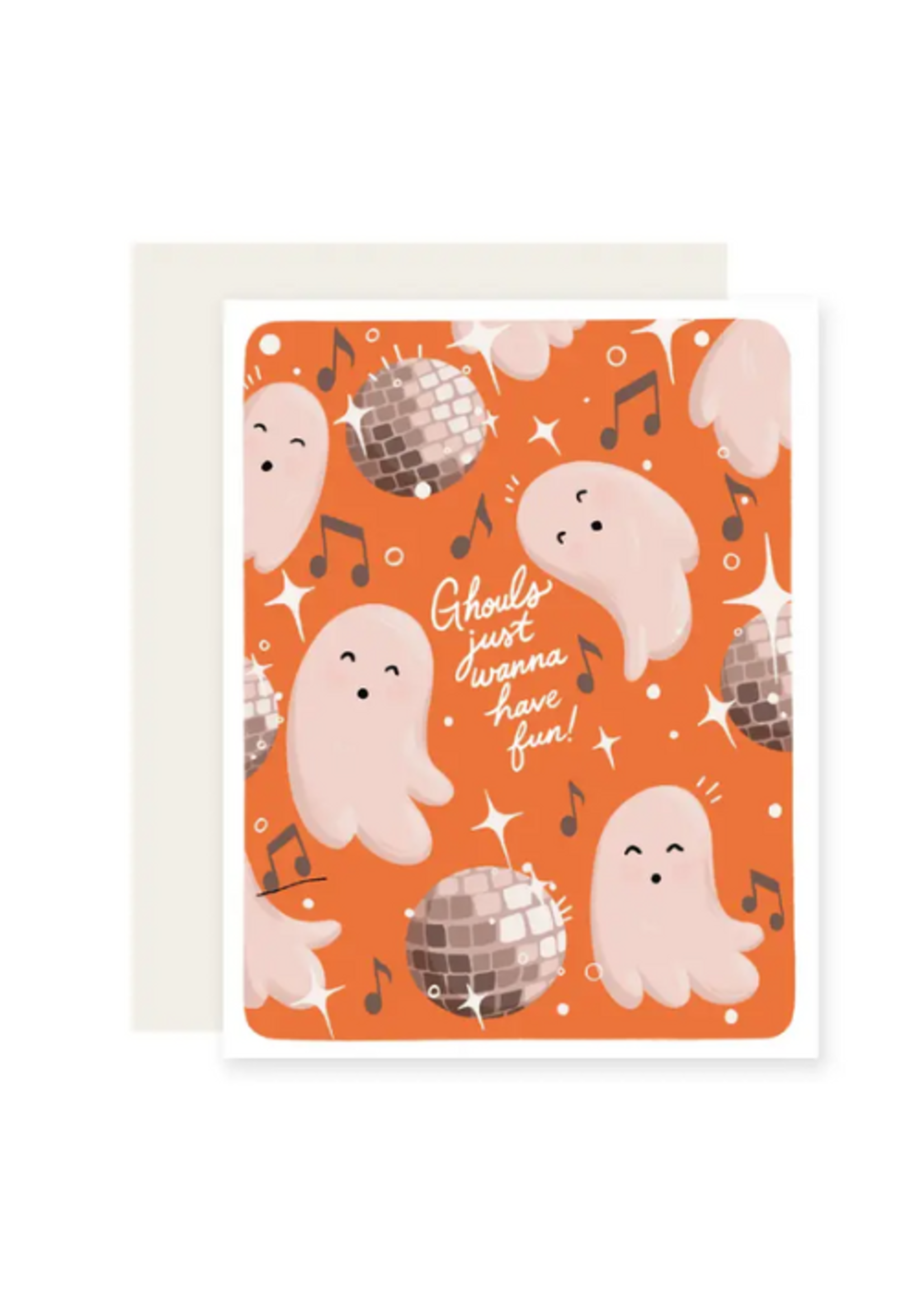 Slightly Stationery Halloween Card - Ghouls Wanna Have Fun