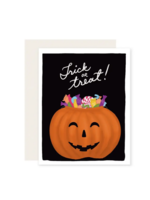 Slightly Stationery Halloween Card - Trick or Treat Pumpkin