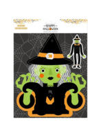 Party Partners Dancing Witch Halloween Wall Decor