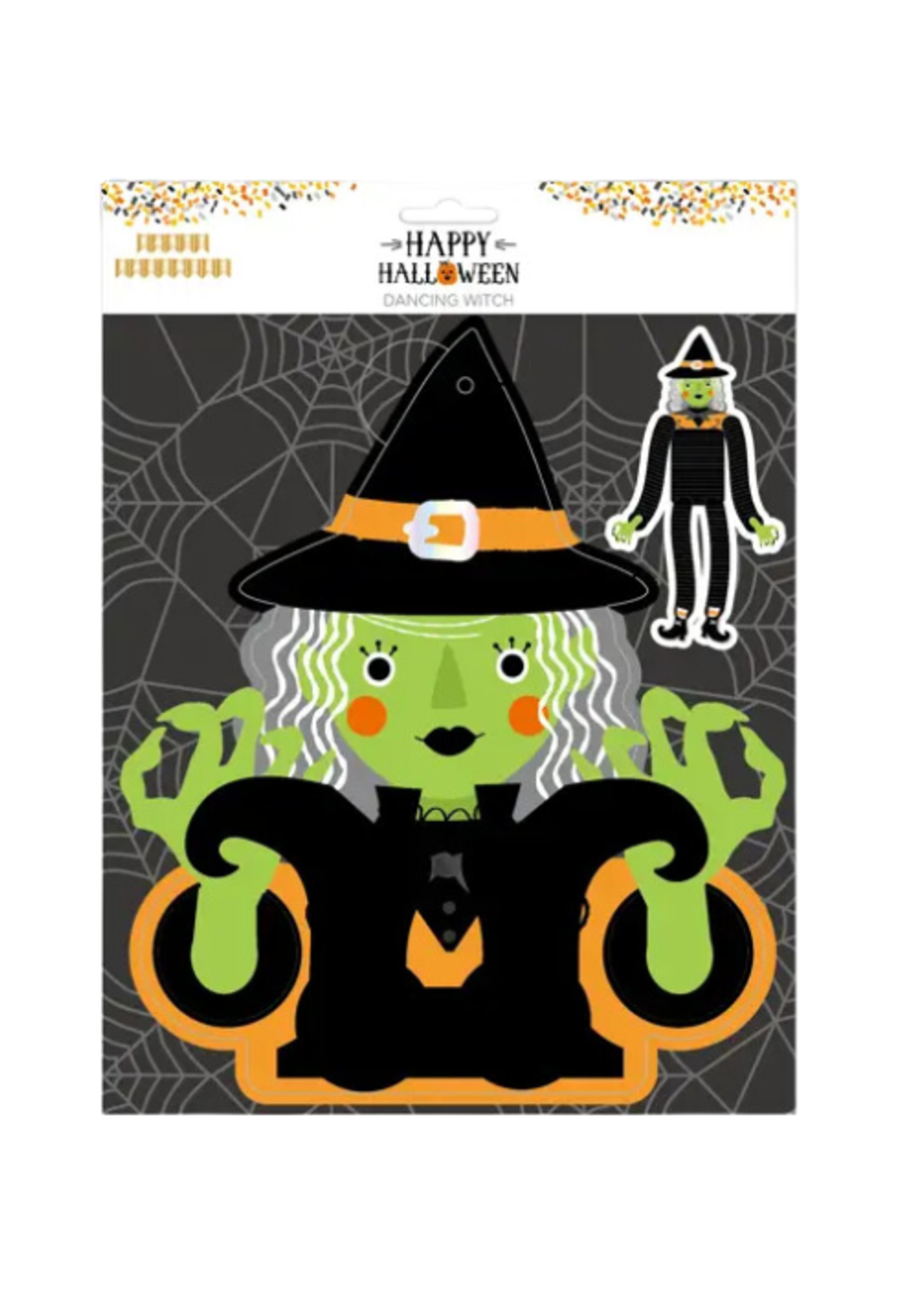 Party Partners Dancing Witch Halloween Wall Decor