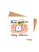 Brightspot Design Halloween Card -  Mood BOO-ster