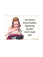 Ephemera Banning Books Magnet