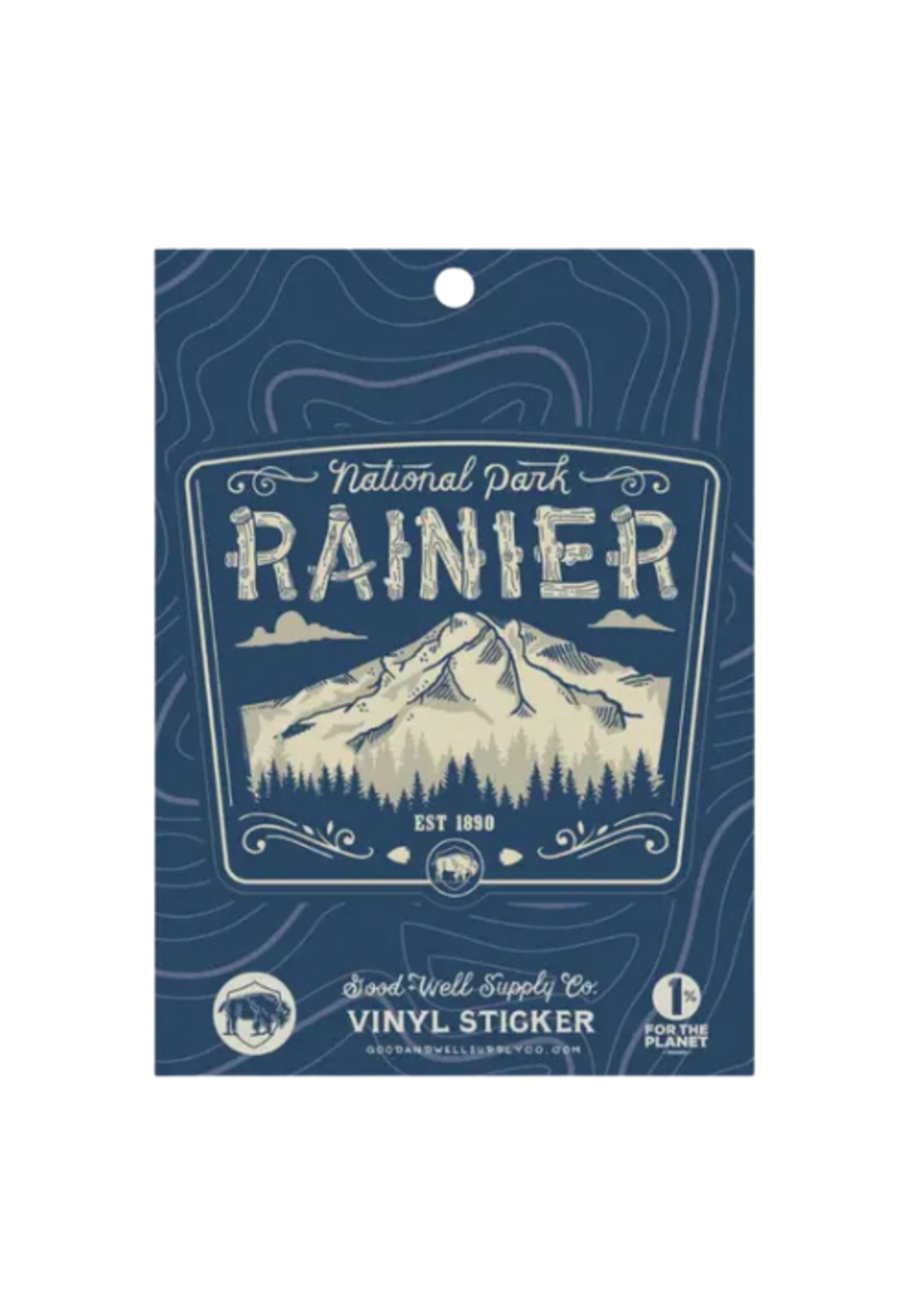 Good & Well Supply Co. Rainier National Park Sticker