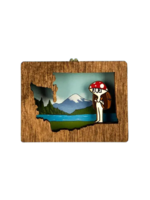 20 Leagues Mushroom Hiker Magnet