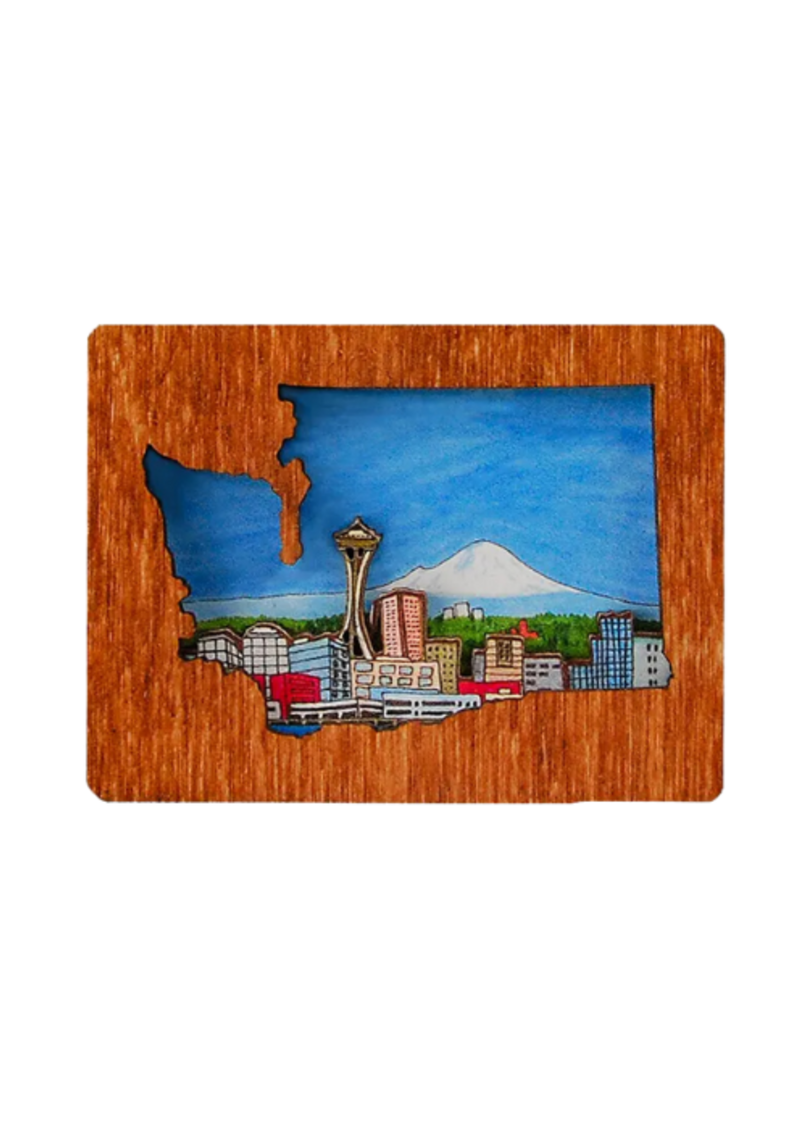 20 Leagues Seattle Skyline Magnet