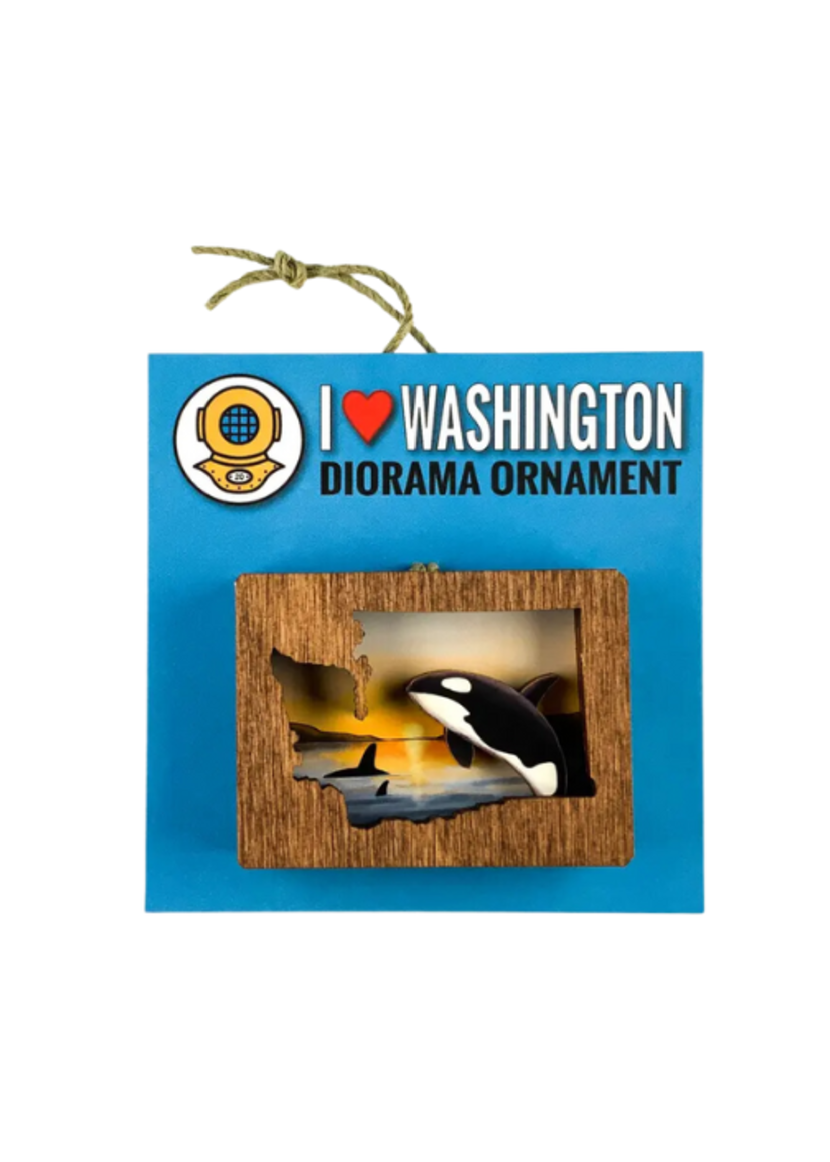 20 Leagues Washington Orcas Ornament