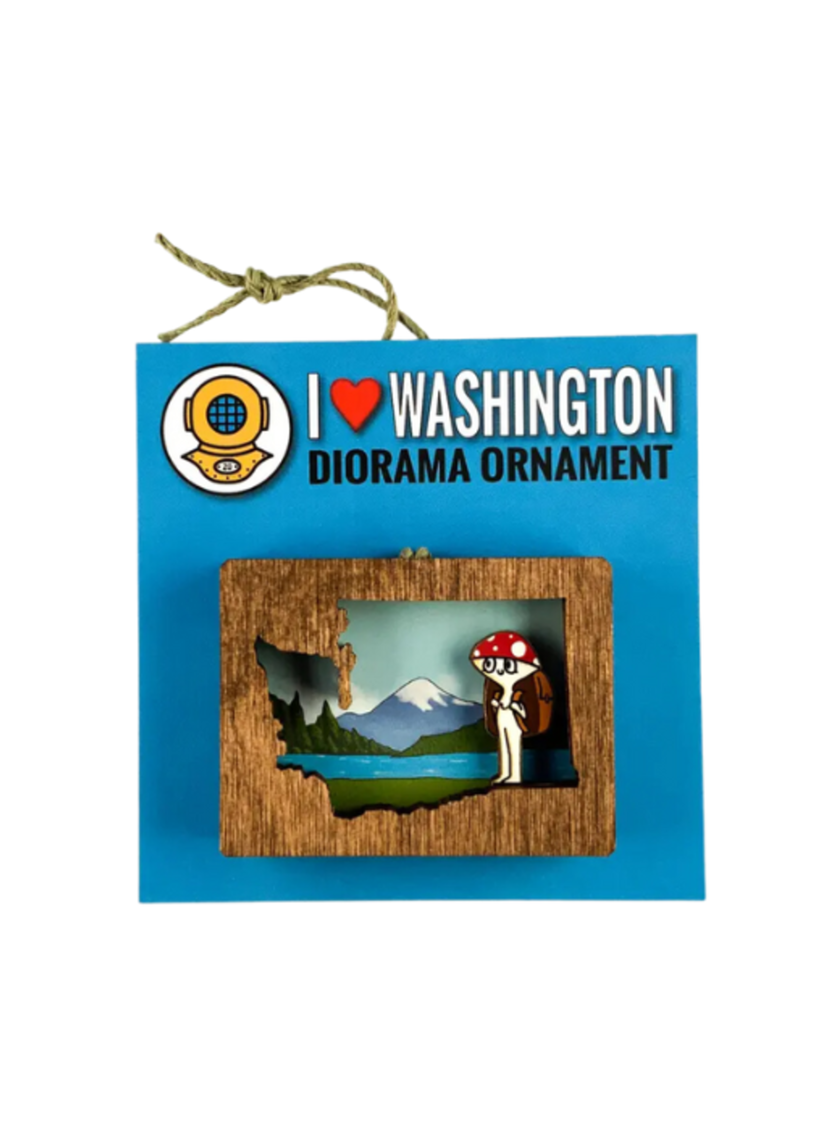 20 Leagues Mushroom Hiker Ornament