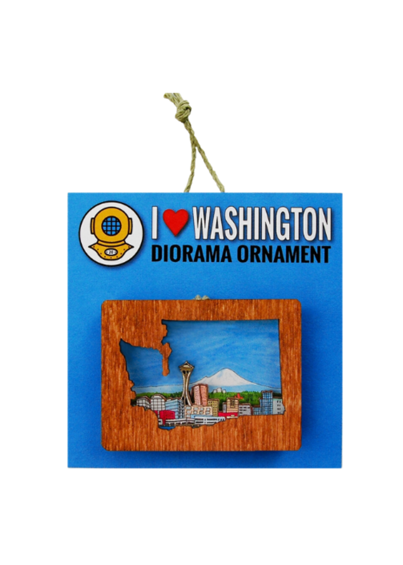 20 Leagues Seattle Skyline Ornament