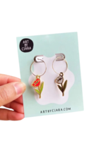 Art By Ciara Tulip Hoop Earrings