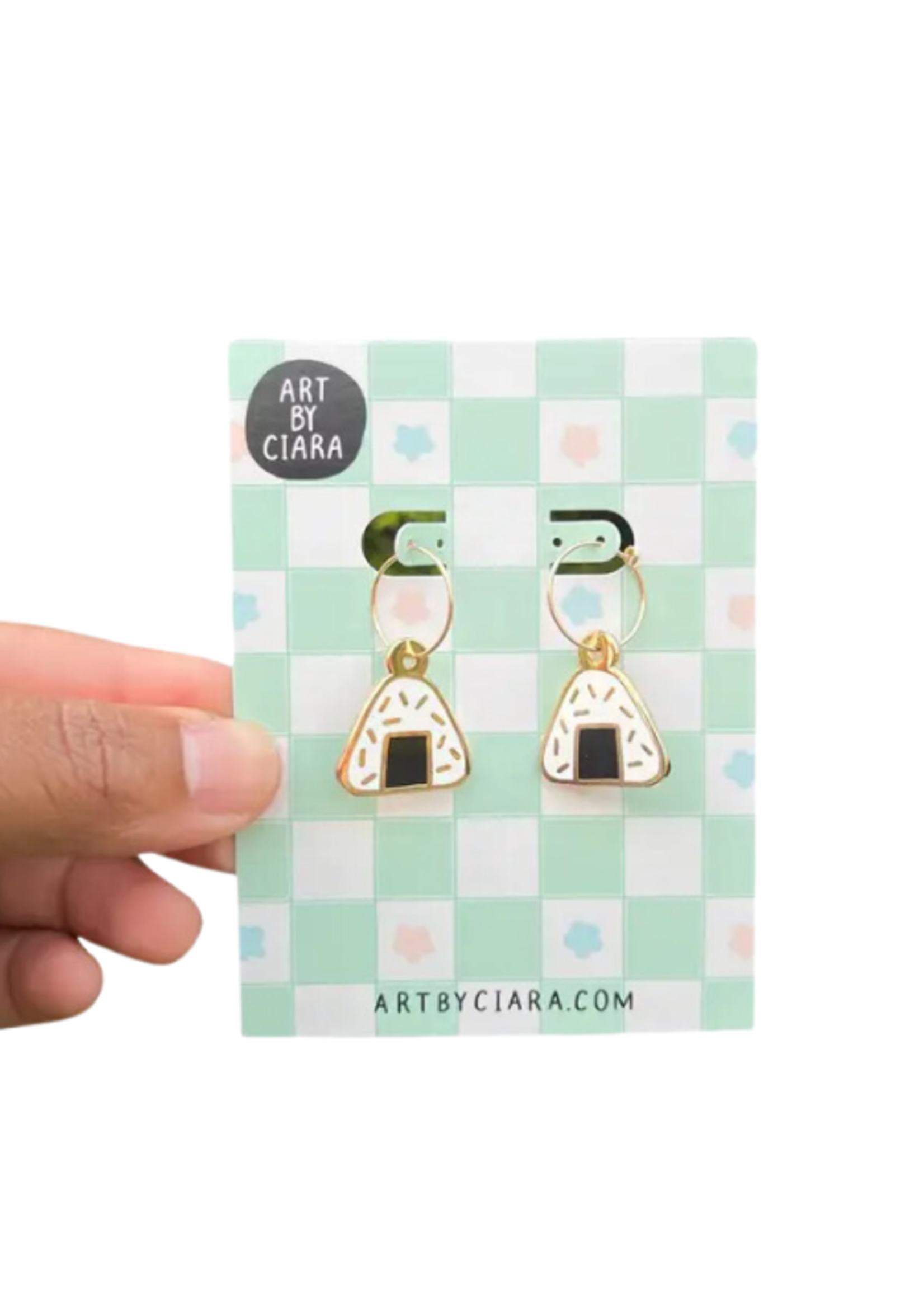 Art By Ciara Onigiri Hoop Earrings