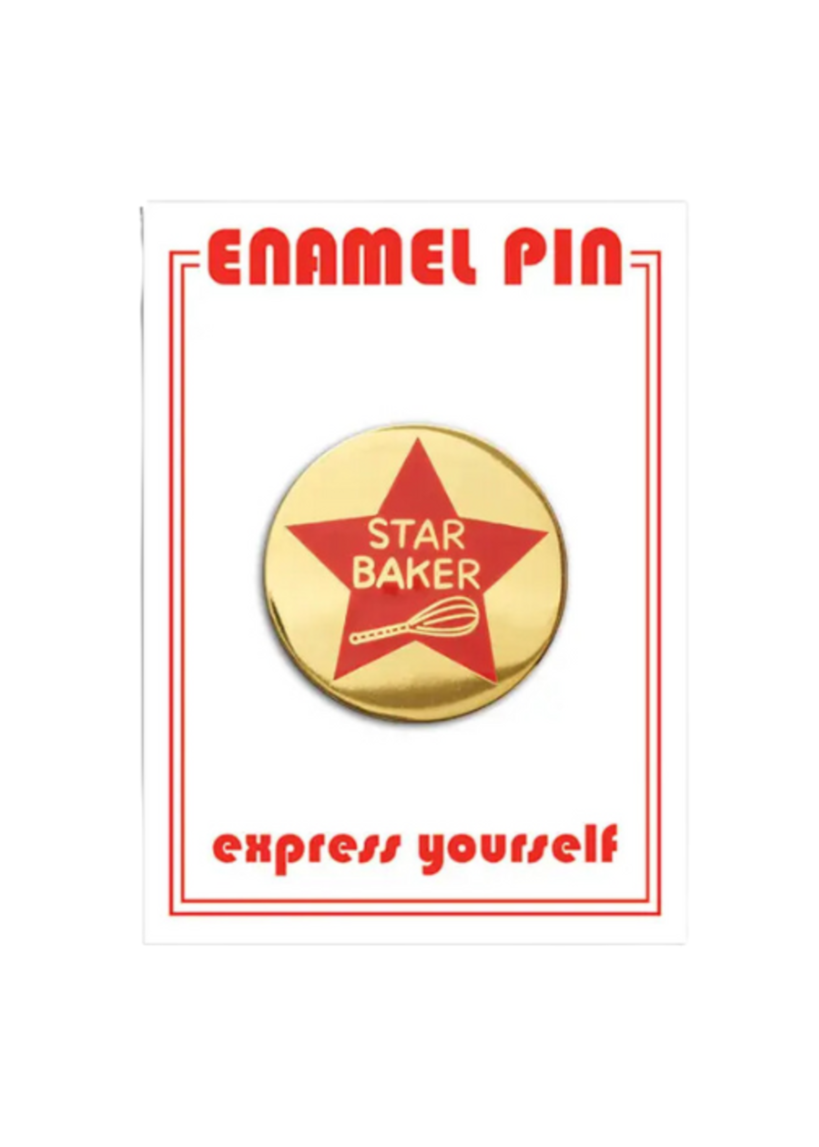 The Found Star Baker Enamel Pin