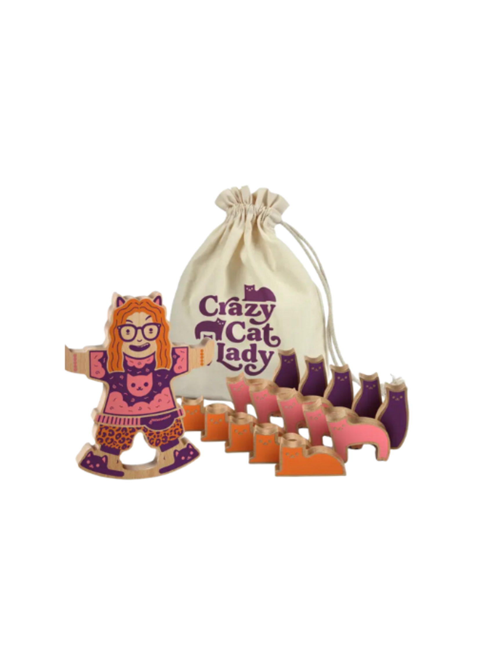 Fred Crazy Cat Lady Stacking Game