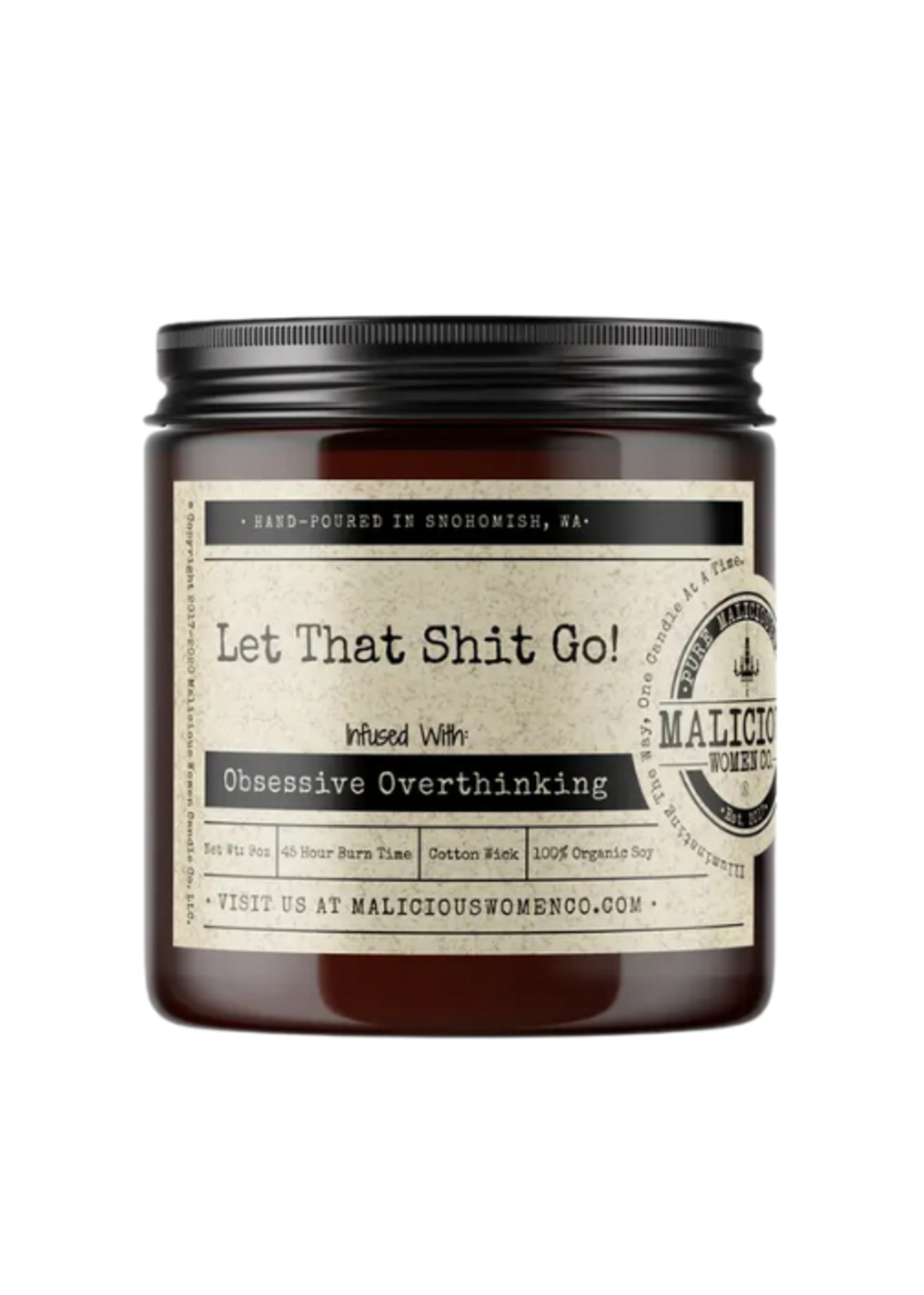 Malicious Woman Candle Co. Let That Shit Go! Candle