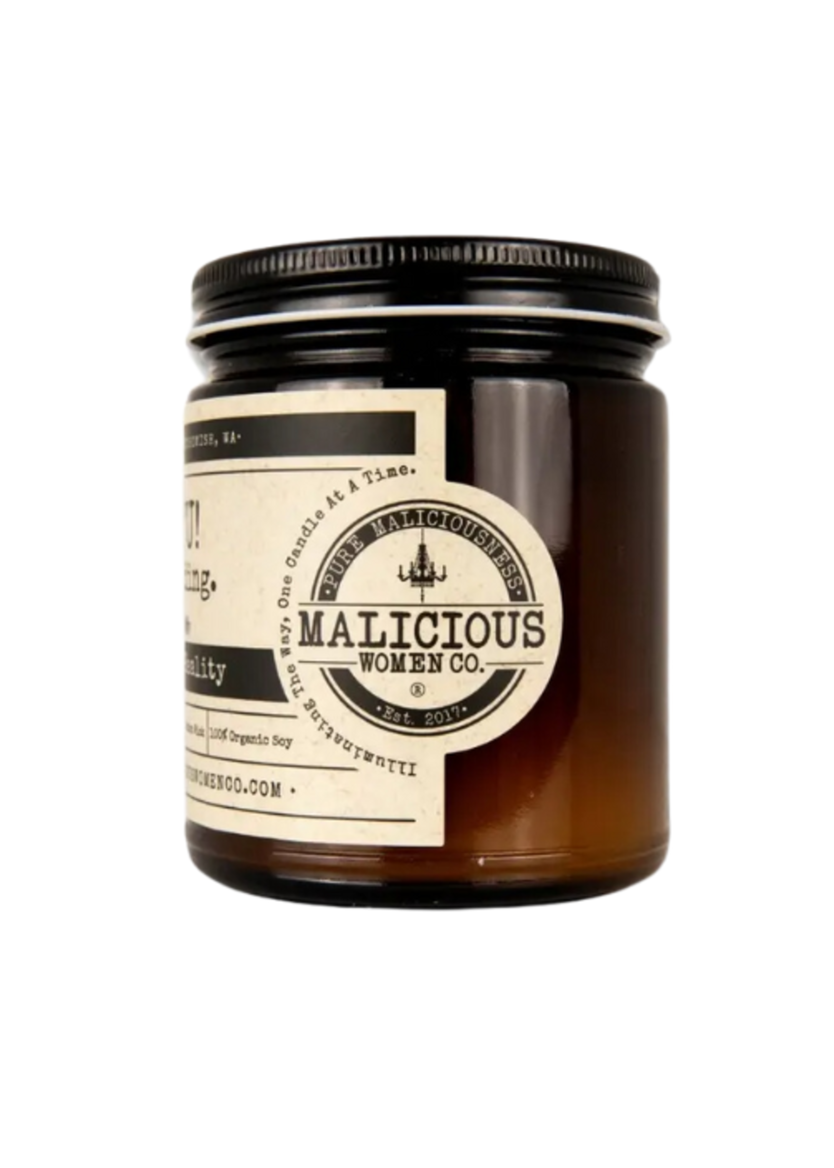 Malicious Woman Candle Co. STFU! I'm Reading Candle