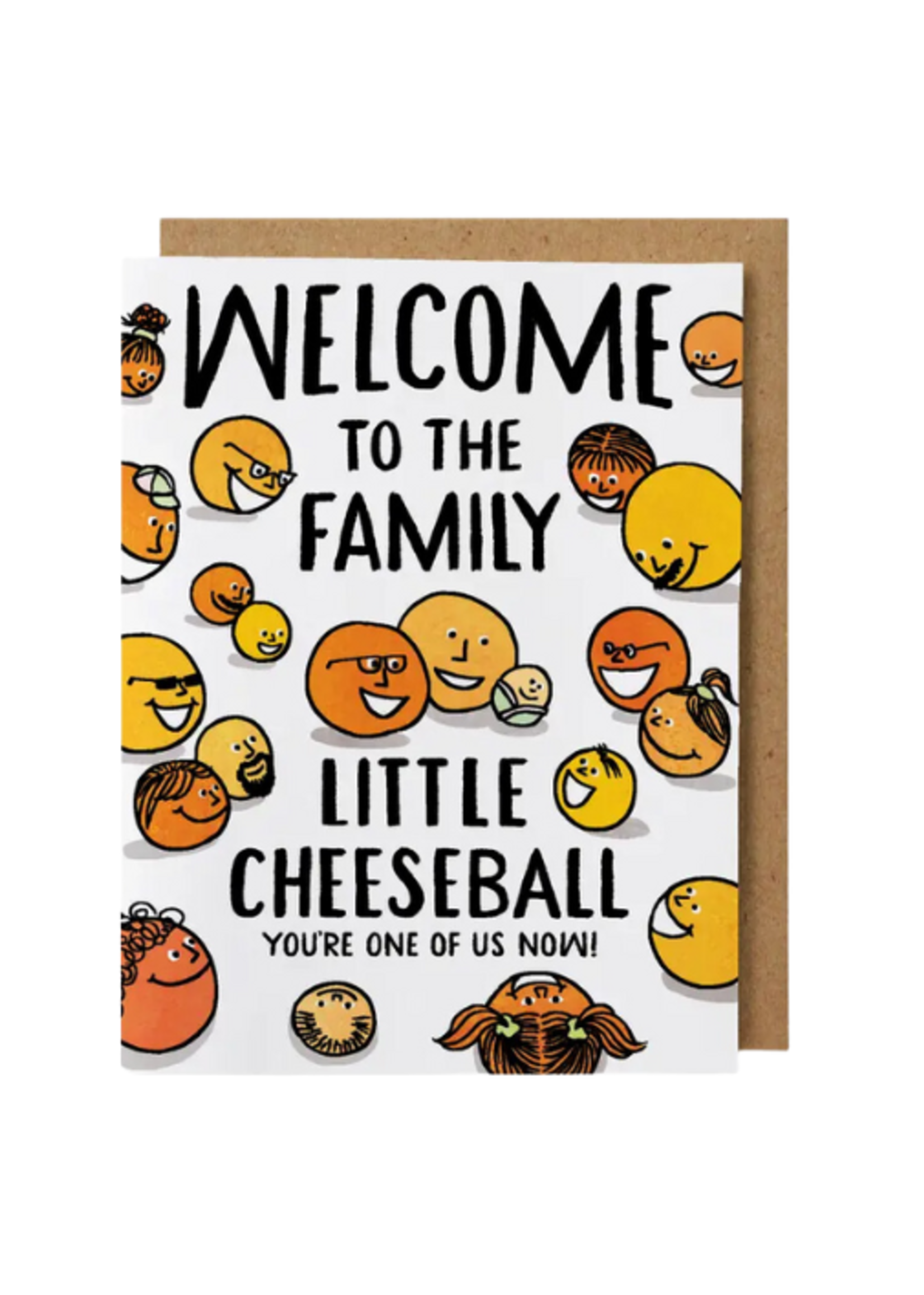 NANU Studios Baby Card - Little Cheeseball