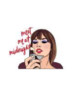 Brittany Paige Taylor Midnights Sticker