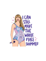 Brittany Paige Taylor Shimmer Sticker