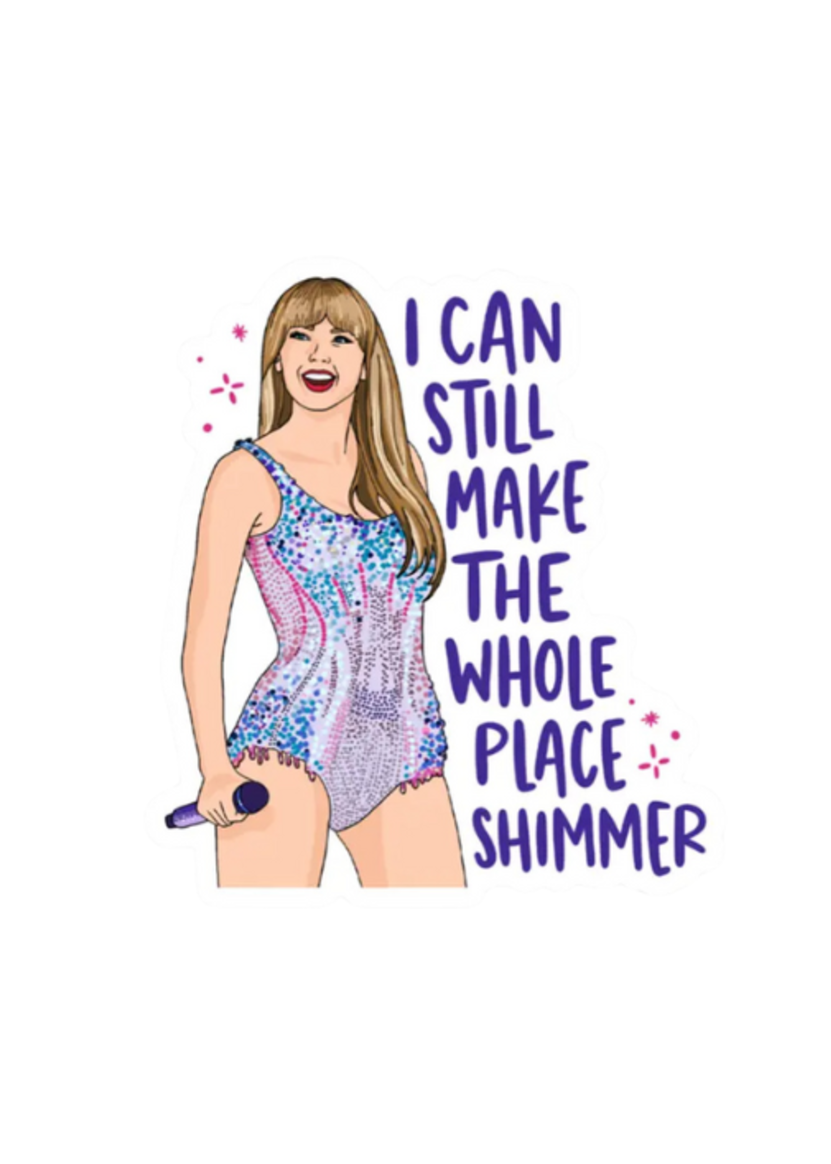 Brittany Paige Taylor Shimmer Sticker