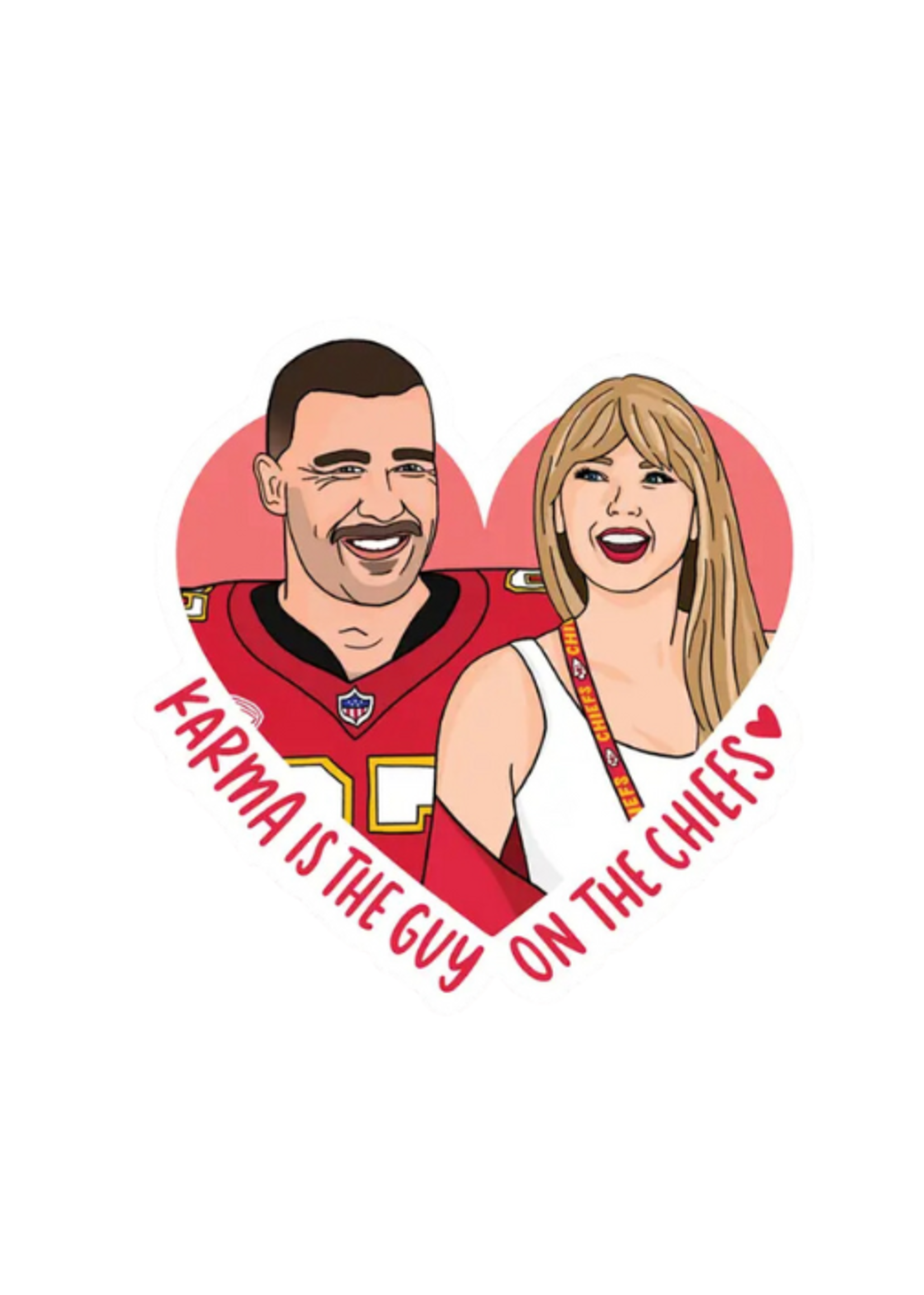 Brittany Paige Taylor & Travis Karma Sticker