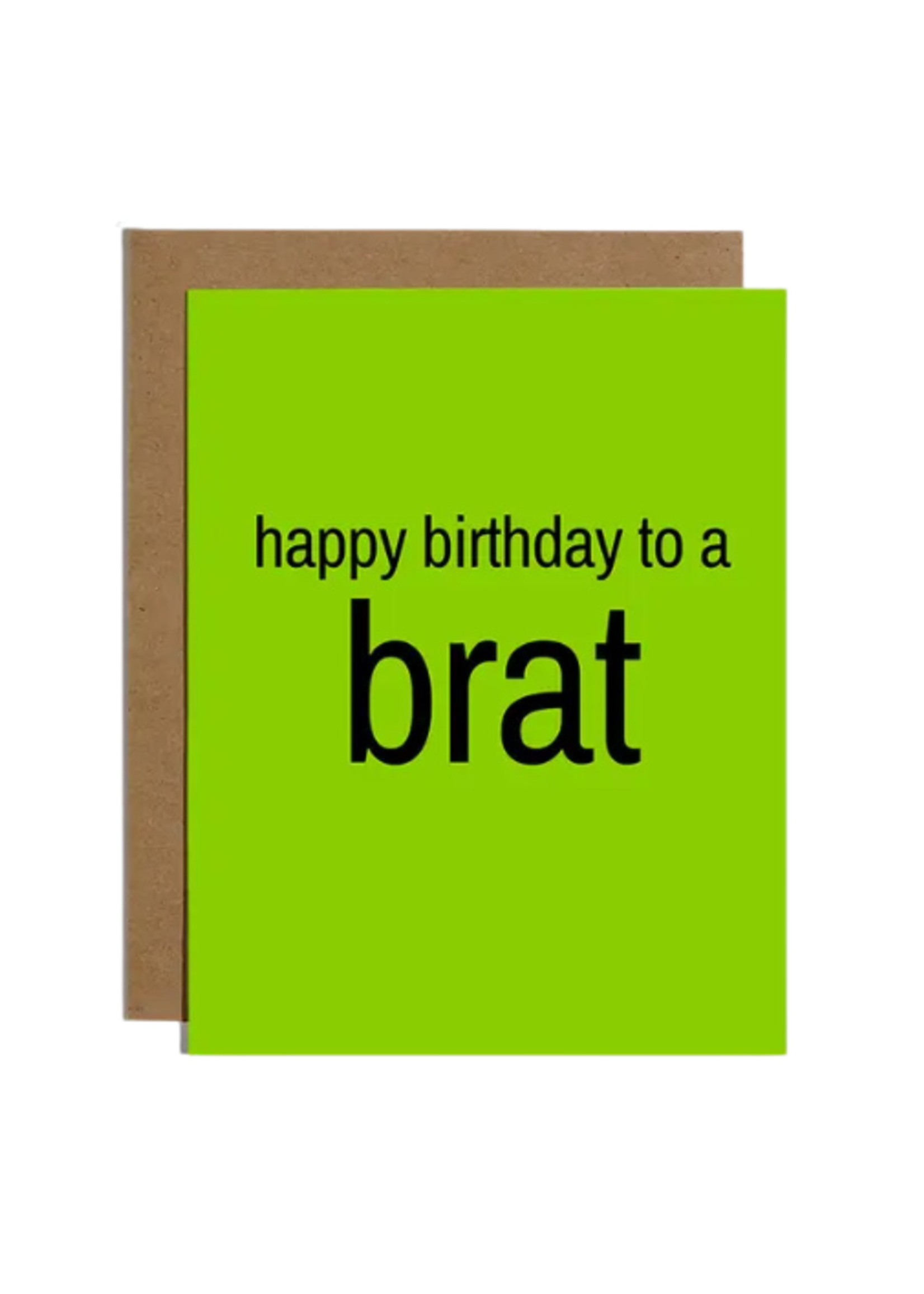 Brittany Paige Birthday Card - brat
