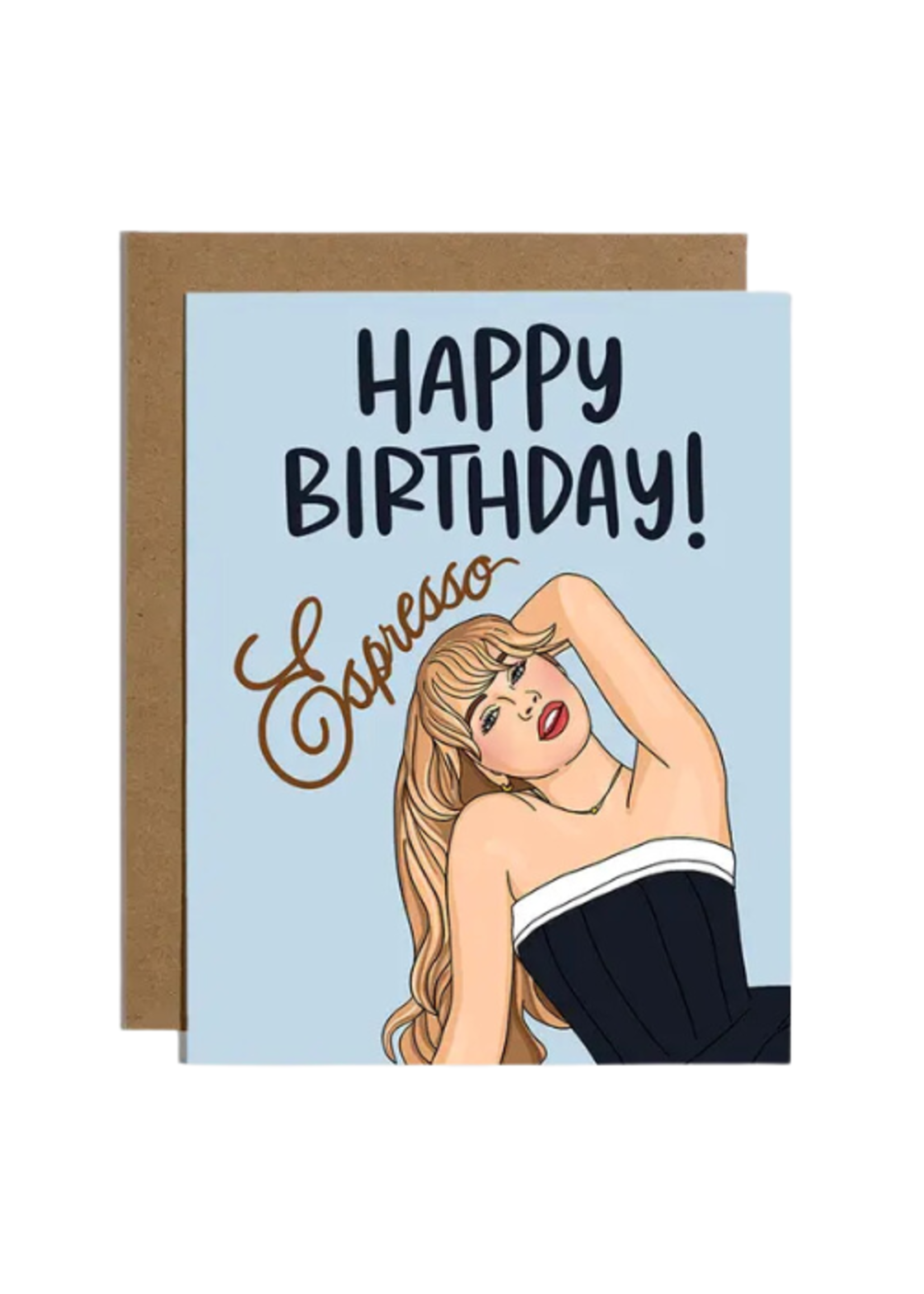 Brittany Paige Birthday Card - Espresso