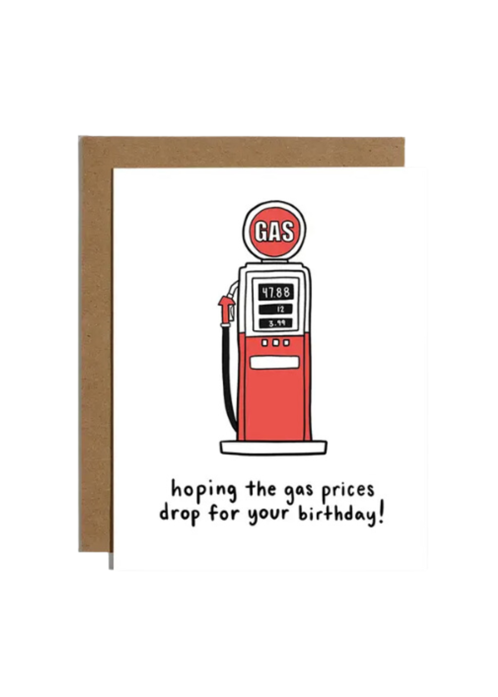 Brittany Paige Birthday Card - Gas Prices