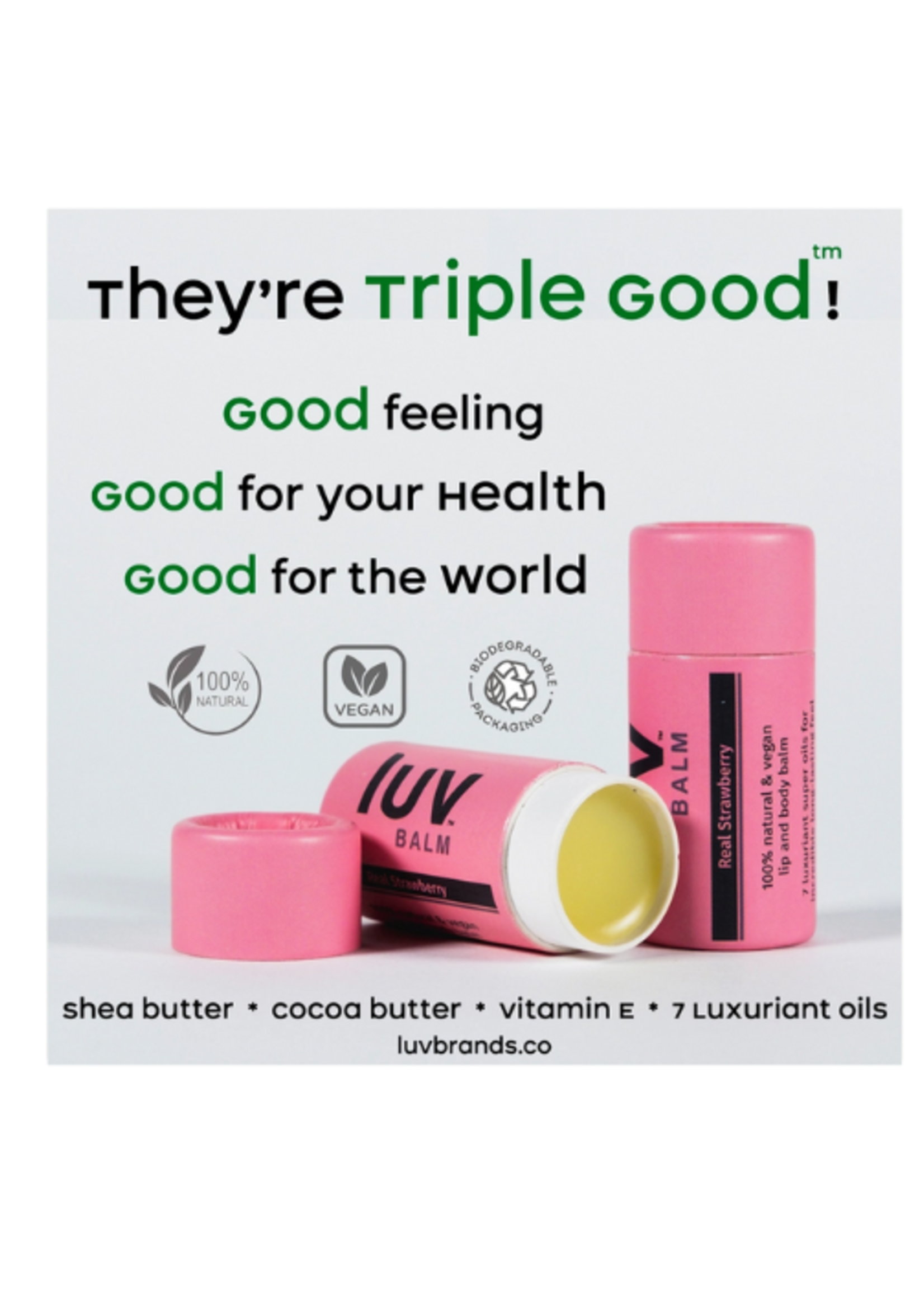 Lyf Balm Strawberry LuvBalm
