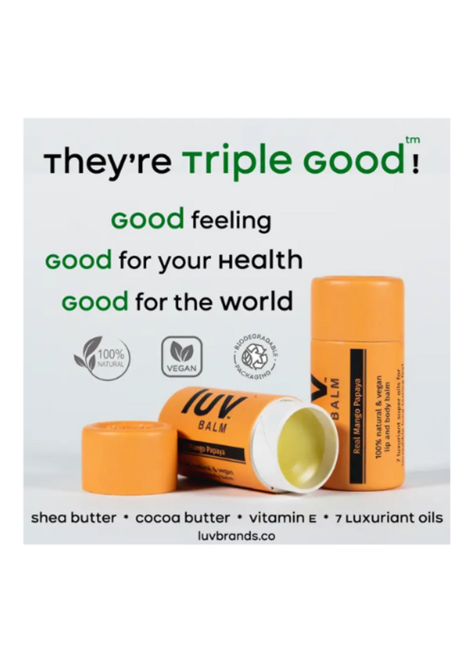 Lyf Balm Mango Papaya LuvBalm