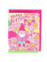 Turtle's Soup Birthday Card - Woodland Gnome
